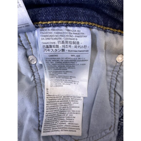 Levi‎ Denim Straight-Leg Jeans With Classic Fit & Zipper Fly Waist  36 Length 30 - Picture 13 of 14